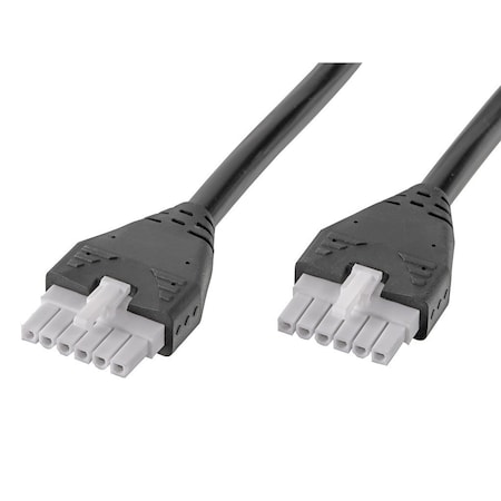 Molex 6 Ckt Overmolded Minifit Jr Cable 500Mm 2153300605